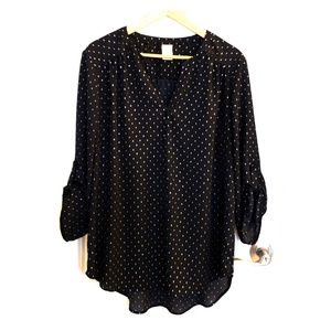 Faded Glory Long Sleeve Blouse